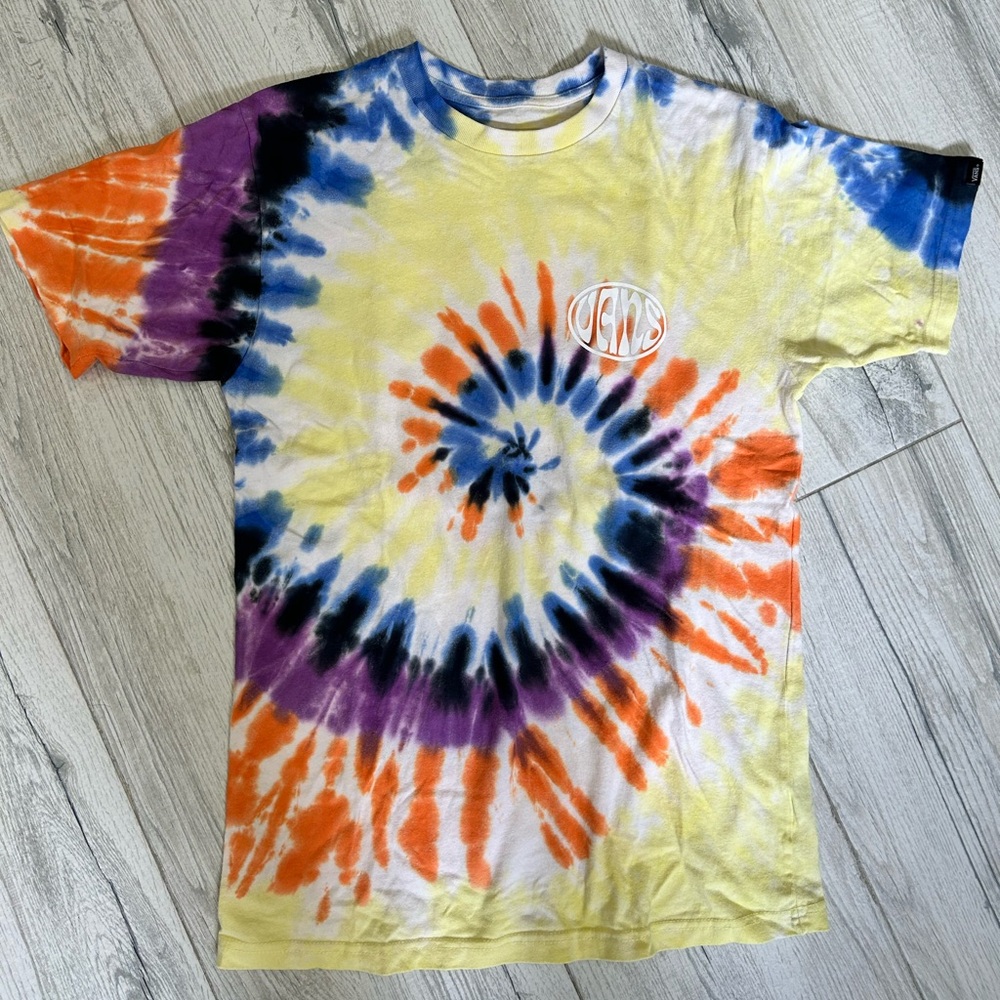 85%new Vans Tie-dye Tee men Small